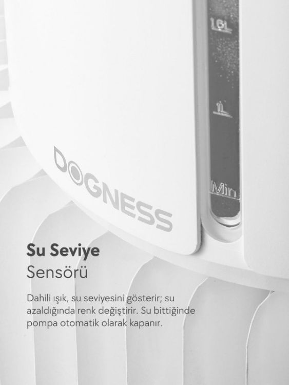 Dogness D09 Akıllı Otomatik Su Pınarı 2.2 L Beyaz