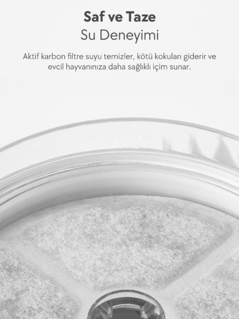 Dogness D09 Akıllı Otomatik Su Pınarı 2.2 L Beyaz - Thumbnail