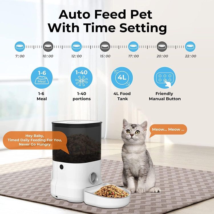 Dogness F12 Otomatik Mama Kabı 35 x 20 x 32 (4 Litre)