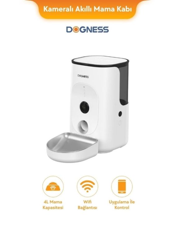 Dogness Rover F15 Otomatik Mama Kabı 4 L Çelik