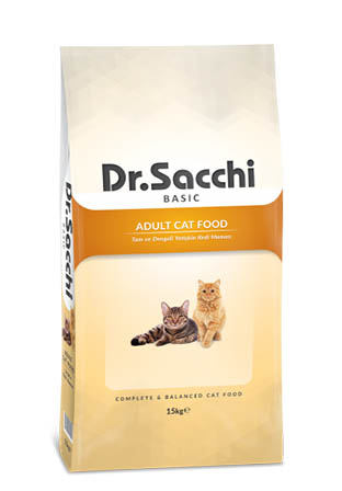 Dr. Sacchi Basic Tavuklu Yetişkin Kedi Maması 15 Kg