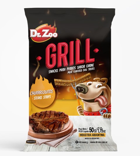Dr. Zoo - Dr Zoo Grill Biftekli Köpek Ödülü (11212) 50 Gr X 24 Adet