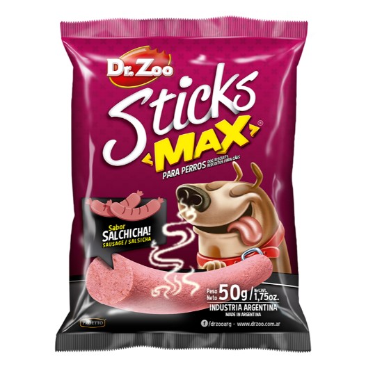 Dr Zoo Sticks Max Sosisli Köpek Ödülü (11187) 50 Gr X 24 Adet