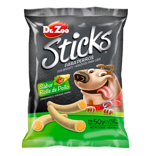 Dr. Zoo - Dr Zoo Sticks Tavuklu Çubuk Köpek Ödülü (11254) 50 Gr X 24 Adet