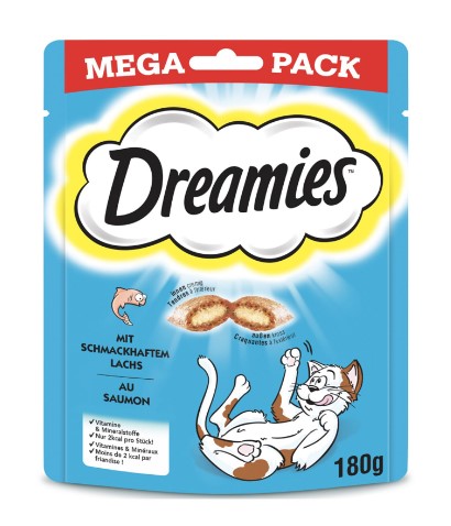 Dreamies Maxi Pack Somonlu Kedi Ödülü 180 Gr X 4 Adet