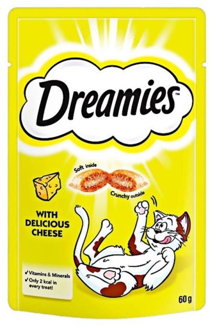 Dreamies - Dreamies Peynirli Kedi Ödülü 60 Gr X 6 Adet (329227)