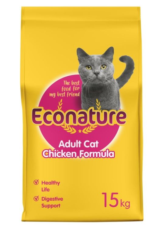 Econature Tavuklu Yetişkin Kedi Maması 15 Kg
