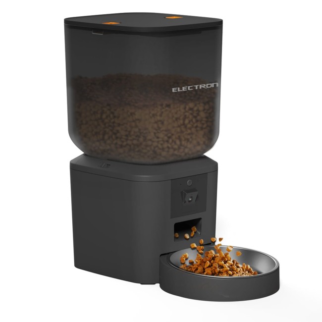 Electron - Electron Akıllı ve Kameralı Kedi Köpek Otomatik Mama Kabı