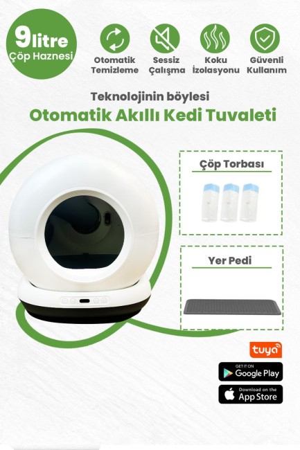 Electron Akıllı Kedi Tuvaleti Y-001 - Thumbnail