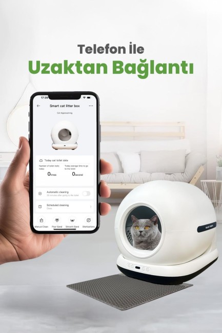Electron Akıllı Kedi Tuvaleti Y-001 - Thumbnail