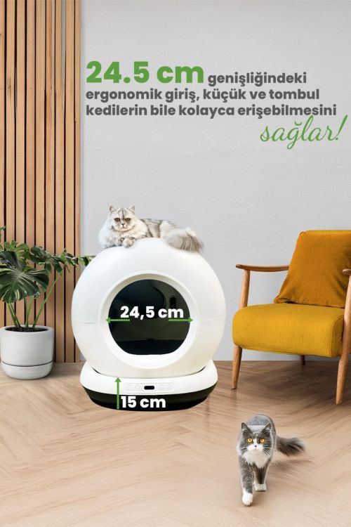 Electron Akıllı Kedi Tuvaleti Y-001