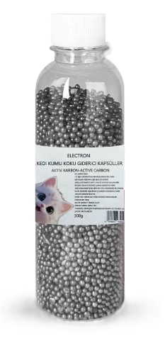 Electron - Electron Aktif Karbon Kapsülü Kedi Kumu Koku Gidericisi 300 Gr