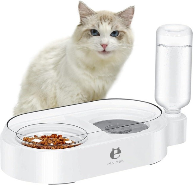 Els Pet - Els Pet Kedi̇ Köpek Otomati̇k Su Doldurmalı Mama Ve Su Kabı
