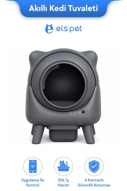 Els Pet Otomatik Akıllı Kedi Tuvaleti (ELS-4073D)