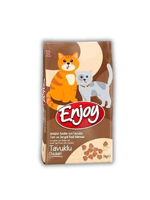 Enjoy - Enjoy Tavuklu Kedi Maması 1 kg