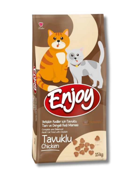 Enjoy Tavuklu Kedi Maması 15 kg