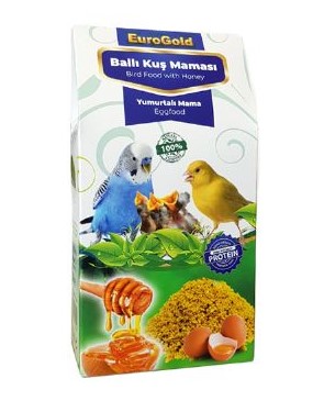 Eurogold Ballı Yumurtalı Kuş Maması 100 Gr X 10 Adet