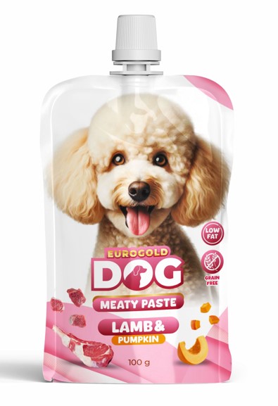 Eurogold - Eurogold Kuzu Balkabağı Ezme Köpek Ödülü 100 Gr X 20 Adet