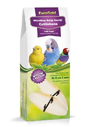 Eurogold - Eurogold Mürekkep Balığı Kemiği Gaga Taşı 2 Li 10-11 Cm X 10 Adet