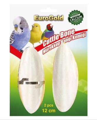 Eurogold - Eurogold Mürekkep Balığı Kemiği Gaga Taşı 2 Li 12 Cm X 12 Adet