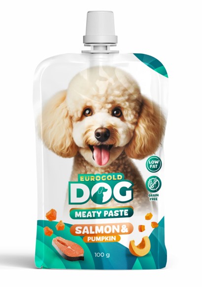 Eurogold - Eurogold Somon Balkabağı Ezme Köpek Ödülü 100 Gr X 20 Adet