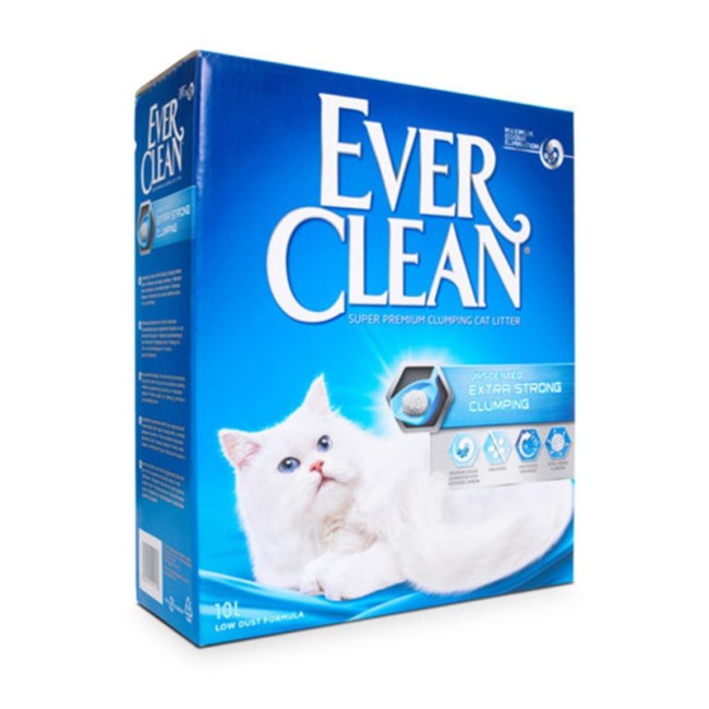 Ever Clean - Ever Clean Extra Strong Clumping Unscented Kedi Kumu 10 Lt