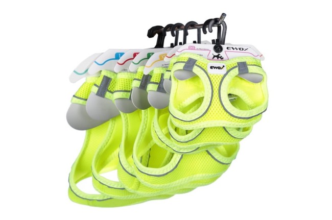 Ewox - Ewox Air Mesh Göğüs Tasması Set Sarı (3xs-Xl)