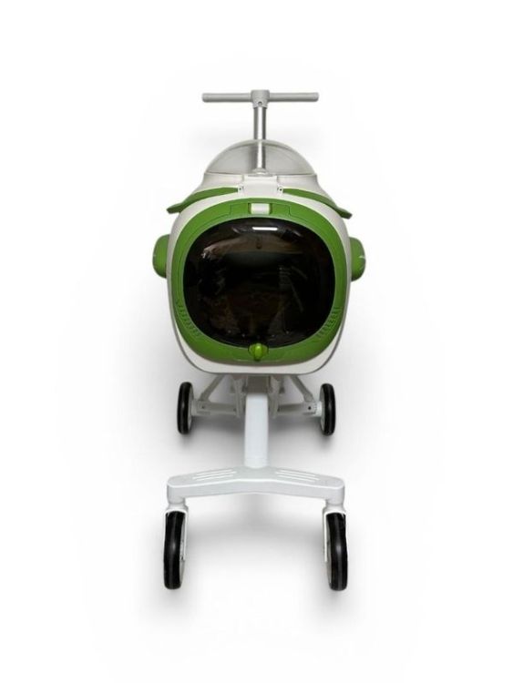 Ewox Astronot Model Fanlı Evcil Hayvan Taşıma Arabası P50-B Beyaz Yeşil