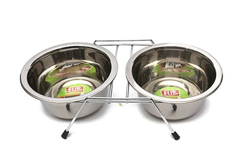 Flip 16 Oz. İkili Ayaklı Çelik Mama Kabı 1 Adet