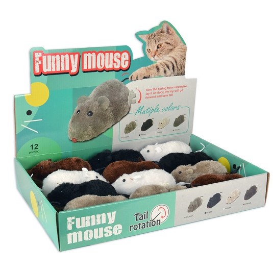 Flip Funny Mouse Kurmalı Peluş Fare (CT15038) X 12 Adet