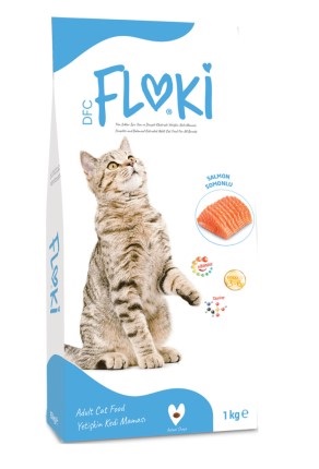 Floki - Floki Somonlu Yetişkin Kedi Maması 1 Kg