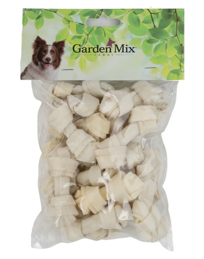 Gardenmix Beyaz Düğümlü Deri Kemik 3 Gr 20 Li