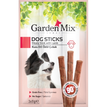 Gardenmix Kuzu Etli Köpek Stick Ödül 3 X 11gr 10lu