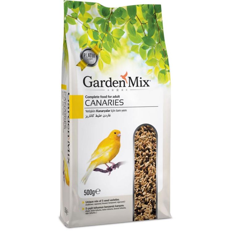 Gardenmix Platin Kanarya Yemi 500 Gr X 10 Adet