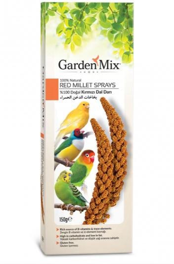 Gardenmix Platin Kızıl Dal Darı 150 Gr X 24 Adet