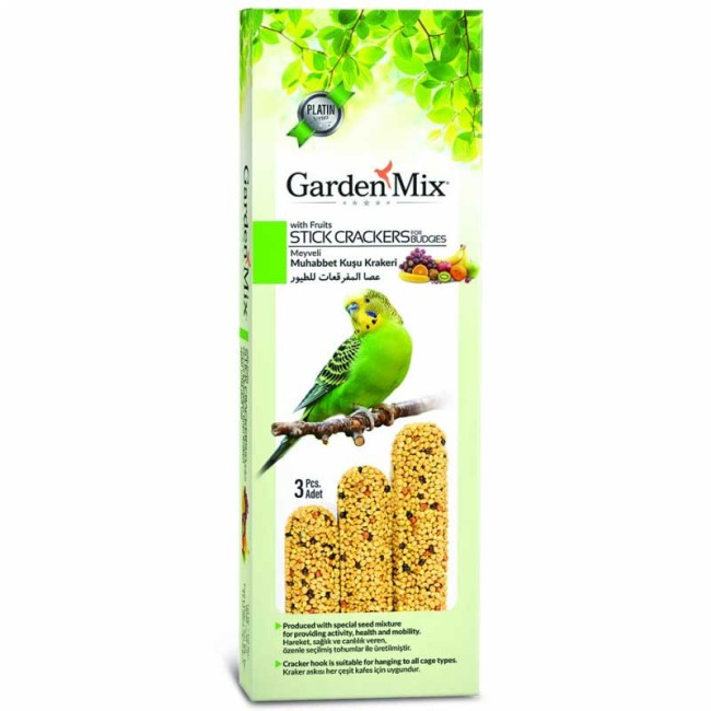 Gardenmix - Gardenmix Platin Meyveli Muhabbet Krakeri 3 Lü X 12 Adet