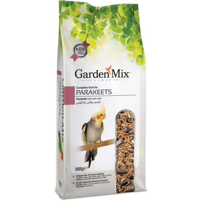 Gardenmix - Gardenmix Platin Paraket Yemi 1 Kg X 10 Adet