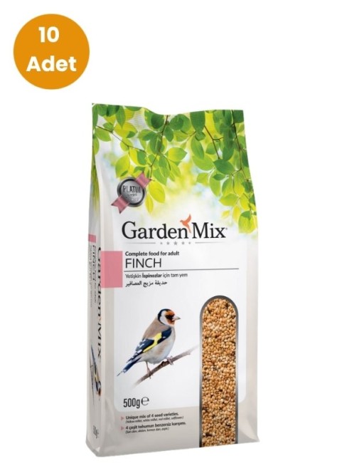 Gardenmix - Gardenmix Platin Tropical Finch Yemi 500 gr x 10 Adet