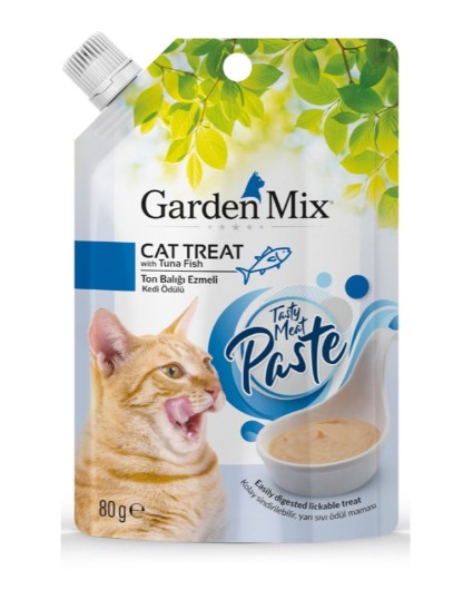 Gardenmix - Gardenmix Ton Balık Ezmeli Kedi Ödülü 80 Gr X 12 Adet