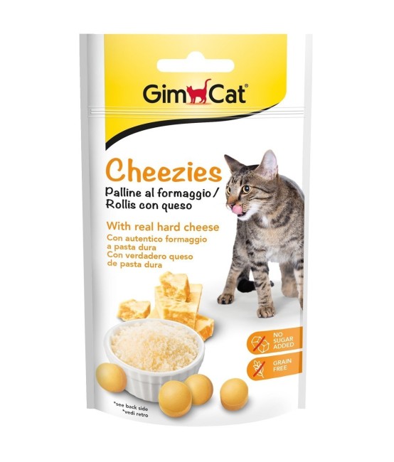Gimcat - Gimcat Cheezies Peynirli Kedi Ödül Tableti 50 Gr