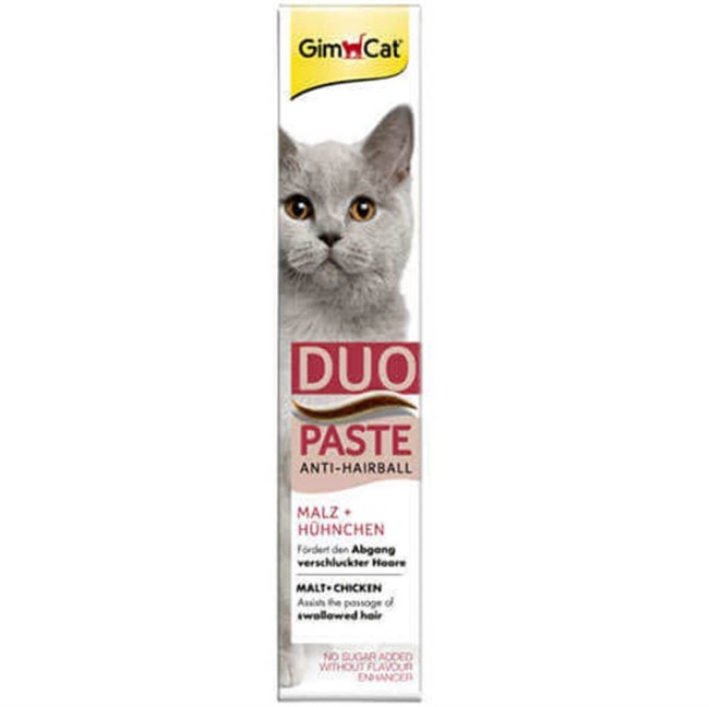 Gimcat - Gimcat Duo Paste Anti Hairball Tavuklu 50 Gr
