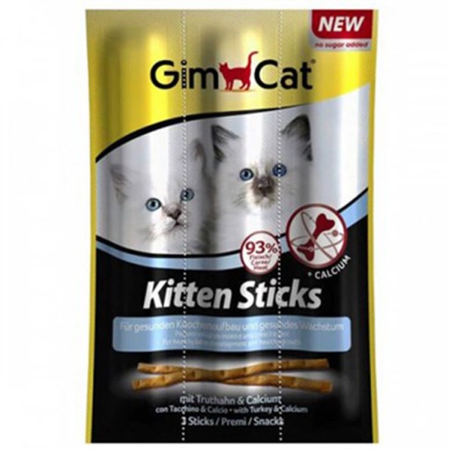 Gimcat - Gimcat Kitten Hindili Sticks 3 Lü 3 Gr X 24 Adet