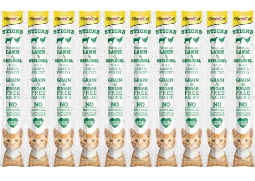 Gimcat Kuzu Ve Tavuklu 10 Lu Kedi Sticks 50 Gr