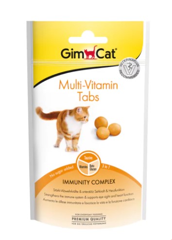 Gimcat Multivitamin Tabs Ödül 40 Gr X 8 Adet