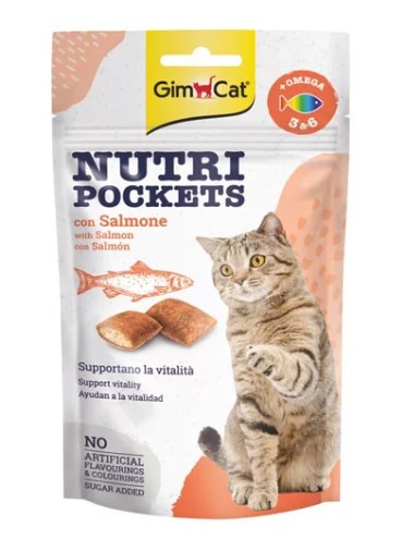 Gimcat - Gimcat Nutripockets Somonlu Ödül 60 Gr