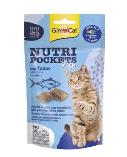 Gimcat Nutripockets Ton Balıklı Ödül 60 Gr X 12 Adet