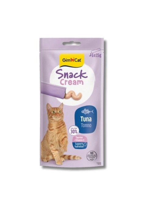 Gimcat - GimCat Snack Cream Ton Balıklı Krema Kedi Ödülü 15 g (6’lı)