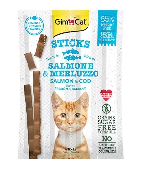 Gimcat - Gimcat Somon Morina Sticks 4 Lü 20 Gr 