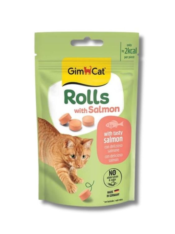 GimCat Somonlu Rolls Kedi Ödül Maması 50 Gr