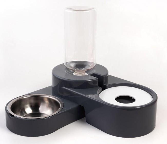 Glipet - Glipet Lüx Köşeli Mama Ve Su Kabı 1000 Ml